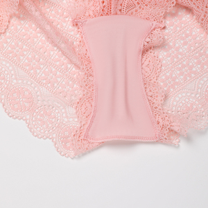 <span class=keywords><strong>Culotte</strong></span> en coton respirant de haute qualité <span class=keywords><strong>culotte</strong></span> rose mignonne pour femmes <span class=keywords><strong>culotte</strong></span> de broderie florale en dentelle - Product Image 5