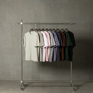 เสื้อเชิ้ตแนวสตรีทไซส์ใหญ่พิเศษผ้าฝ้าย100% ปักโลโก้แบบเรียบง่ายสำหรับผู้ชาย - Product Image 1