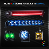 Aurora – barre lumineuse LED RGB multifonctionnelle Super lumineuse Ip68 pour voiture, 4x4 tout-terrain