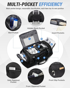 <span class=keywords><strong>Sac</strong></span> de sport et de voyage étanche grande capacité, idéal pour la gym et les week-ends, avec compartiment à chaussures – Offre Spéciale - Product Image 3