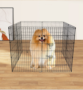 Cina grande quadrato in metallo per animali domestici penna per esercizi per cani - Product Image 2