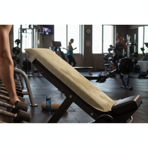 100% algodón turco deportes gimnasio Fitness Yoga toalla Banco cubierta doblada fijación suave absorbente ligero secado rápido ecológico - Product Image 3