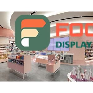 Commercial Brand Store Recycled Material Storage Display Cabinet Full Service Cosmetics Store Design - Product Image 5