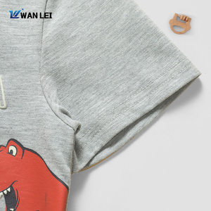 Set Estivo a Due Pezzi per Ragazzi Adolescenti, Personalizzabile, di Alta Qualità, in Misto Cotone, T-shirt e Pantaloncini, <span class=keywords><strong>Età</strong></span> 6-12 Anni - Product Image 5