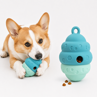 Distributeur de friandises pour chien en silicone alvéolé personnalisé, jouet interactif à puzzle pour animaux de compagnie, jouet à mâcher pour chiot à alimentation lente