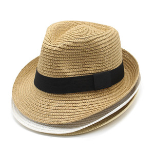 Bán buôn mùa hè phụ nữ người đàn ông Fedora <span class=keywords><strong>Hat</strong></span> giấy rơm bãi biển Panama <span class=keywords><strong>Hat</strong></span> cho Sun Shade - Product Image 3