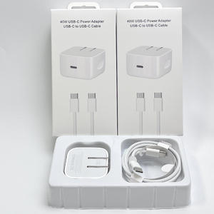 Adaptateur PD Type C 40W pour iPhone 17 16 15 14 Pro, ensemble de chargeur rapide avec câble tressé, prise US, chargeur USB C pliable pour iPhone - Product Image 3