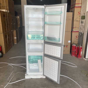 239L Hot Sale Three Doors Large Capacity <b>Refrigerator</b> VCM Stainless Steel Fridge Home Appliance - Product Image 4