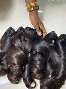 Cheveux humains vierges à 100% bon marché, alignés sur la cuticule, <span class=keywords><strong>tissage</strong></span> <span class=keywords><strong>naturel</strong></span>, 12A, cheveux humains vietnamiens double trame, vague corporelle, mèches de cheveux humains - Product Image 5