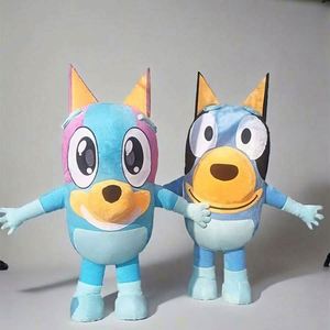 Costume de mascotte chien bleu gonflable pour Halloween, style humain, pour fêtes en extérieur, cosplay <span class=keywords><strong>Bingo</strong></span>, événements et spectacles de dessins animés et d'<span class=keywords><strong>anime</strong></span> - Product Image 4