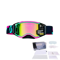 Gafas de Motocross Americanas Listas para Enviar, Gafas Deportivas a Prueba de Viento Halley con Caja de Exhibición