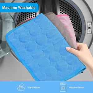 Atmungsaktive Kühldecke für kleine Haustiere: Kaninchen, Igel, <span class=keywords><strong>Hamster</strong></span>, Meerschweinchen – Kühlende Schlafunterlage für Hunde und Katzen - Product Image 4