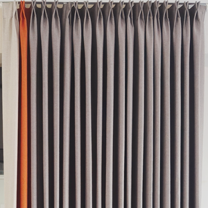 Rideaux semi-occultants de luxe en tissu imitation lin pour salon, chambre, hôtel, villa, rideaux isolants thermiques pour fenêtres - Product Image 6