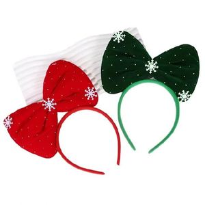 Factory Children's <b>Christmas</b> Dress Cloth Hairband Headband with Buckle Spring Design Customized Fashionable Party Decorations - Product Image 1