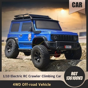 Camion RC RGT 4x4 RTR Ruitai 136100V3 à l'échelle 1/10, 2,4 GHz, avec moteur 390 7,2 V, batterie 1500 mAh et rapport de transmission 88:1, idéal pour les amateurs de voitures tout-terrain pour adultes. - Product Image 5