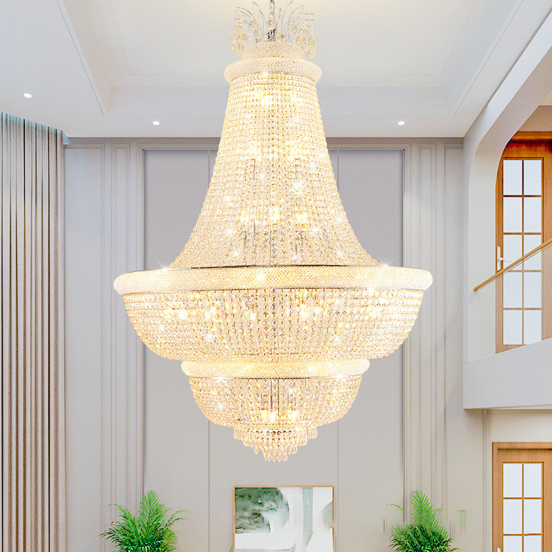 Luxurious Large K9 Crystal Chandelier and
