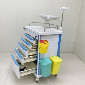 Hete Verkoopapparatuur Abs Noodtrolley 5-laags Lade Verpleegkundige Anesthesiekar - Product Image 2
