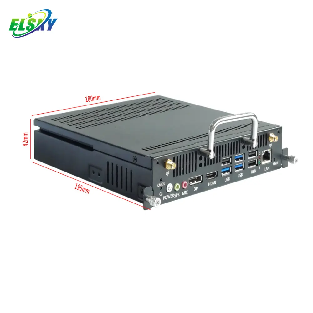 ELSKY mini pc quad core OPS-MX6900 with desktop independent CPU 6/7/8/9th Gen platform 1151-pin CORE i3 i5 i7 i9 graphics card
