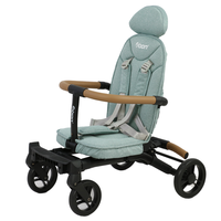 2025 Poussette bébé en tissu de luxe 4-en-1 Nouveau design Léger et facile à plier-Vente en gros directe d'usine