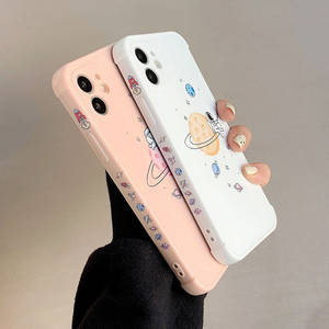 เคสซิลิโคนนิ่มลายนักบินอวกาศ,เคสกันกระแทกสำหรับ <span class=keywords><strong>iPhone</strong></span> 11 Pro 12 Mini X XR XS Max <span class=keywords><strong>SE</strong></span> <span class=keywords><strong>2020</strong></span> - Product Image 1