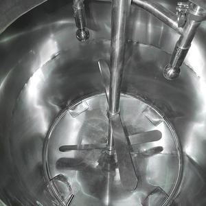 Réservoir de stockage de mélange de mélangeur chauffé en métal de soute verticale d'acier inoxydable - Product Image 6
