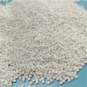 <b>PET</b> Granule Materials Natural Plastic <b>PET</b> Polyester Fiber Granule - Product Image 2