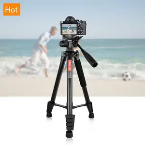 Alüminyum hafif Tripod ayarlanabilir kompakt Tripod yüksek kalite ucuz kamera tripodu telefon