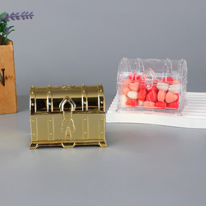 Nouvelle boîte à bonbons créative pour fêtes de mariage, coffre au trésor en plastique pour enfants, boîte de présentation pour chocolats <span class=keywords><strong>Ferrero</strong></span>, snacks et biscuits - Product Image 3