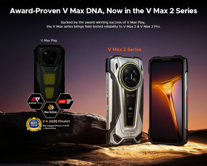 Smartphone robuste DOOGEE V MAX <span class=keywords><strong>2</strong></span> 5G 2026 avec processeur Dimensity 8300, écran numérique, 16 Go + 512 Go, batterie 22000 mAh, écran FHD+ 6,78 pouces, 200 MP - Product Image 3