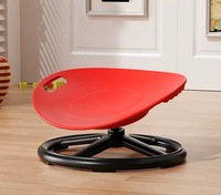 Chaise pivotante en plastique pour enfants, équipement d'intégration sensorielle d'intérieur, entraînement à l'équilibre, exercice vestibulaire à domicile, ergonomie et sécurité
