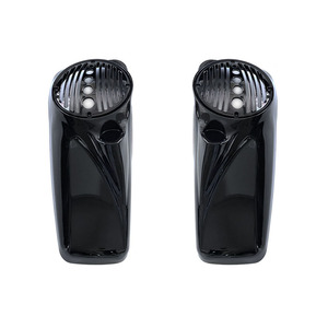 Couvercle de sacoche de selle de <span class=keywords><strong>moto</strong></span> avec trou de haut-parleur adapté pour harley touring <span class=keywords><strong>14</strong></span> +. - Product Image 1
