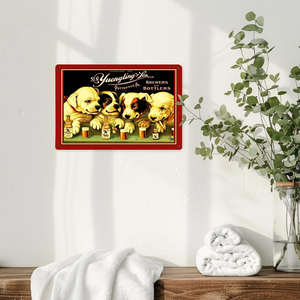 Letrero Metálico Rectangular Personalizado de Yuengling & Son <span class=keywords><strong>Ale</strong></span> and Beer Dogs, 8X12 Pulgadas, Decoración para Bares, Cafés, Restaurantes y Hogares - Product Image 4