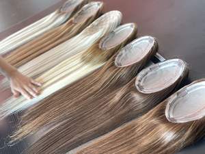 Donneur unique coupé de jeune fille non transformé brut naturel cheveux femmes Topper Mono dentelle toupet 5.5X6 pouces facile à installer - Product Image 2