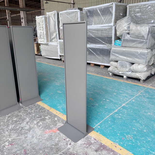 Modern Double-Sided Metal Poster Board Stand Floor-Standing Fixed Display Stand for Advertising Promotion