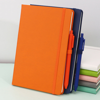 Benutzer definiertes Logo Hardcover Notebook A5 Pu Laser graviertes Geschenk Einzigartiges Notizbuch Journal Plan Buch Notizbücher mit Stiftset
