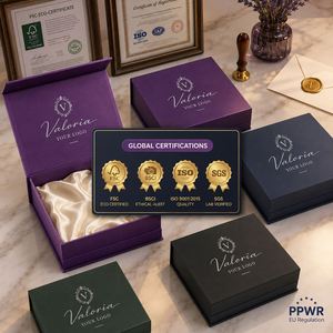 Boîtes en papier CRD, boîte magnétique avec couvercle, boîte cadeau pliable, emballage rigide de luxe pour coffret cadeau, vente en gros - Product Image 2