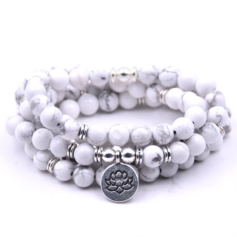 Collana mala da 108 perle Multicolor