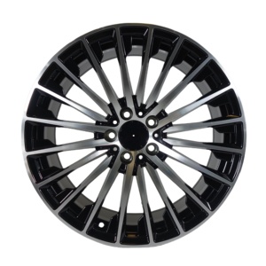 Jantes <span class=keywords><strong>Mercedes</strong></span> <span class=keywords><strong>W177</strong></span> W206 W205 W213 W251 Flow Forming pour <span class=keywords><strong>Mercedes</strong></span> <span class=keywords><strong>Classe</strong></span> <span class=keywords><strong>A</strong></span>/C/E/S AMG/E, finition usinée noire, lèvre usinée noire - Product Image 1