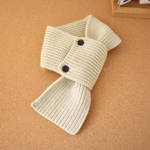 Nouvelle écharpe coréenne pour enfants, automne et hiver, écharpe polyvalente pour garçon et fille, écharpe pour bébé, bouton, version coréenne, écharpe croisée à enfiler - Product Image 5