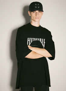 Casquette de baseball unisexe DRKSHDW en noir avec quatre œillets réglables en métal, œillets avant, casquette de baseball pour femmes et hommes - Product Image 3