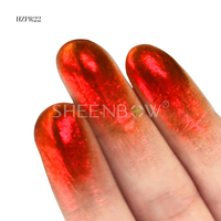 Großhandel Rotes MultiChrome Titan-Chamäleon-Pigmentpulver Winkelwechselndes Duochrome-Pigment für DIY-Make-up Lidschatten