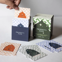 Cartes éducatives personnalisables en papier écologique imprimées à l'encre à base de soja pour les activités d'apprentissage des enfants, jeux d'intérieur, cadeau