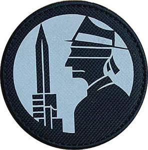 8CM Hook and Loop <strong>SCP</strong> Foundation Reflective Badges Nine-tailed Fox Reflective Patches for Tactical Bags and Hats Decoration - Product Image 5