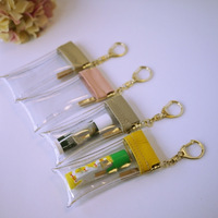 Porte-monnaie en PVC, porte-clés design flacon de parfum, pochette pour écouteurs, porte-clés étoile programmable, porte-clés professionnel personnalisé