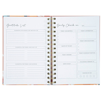 Carnet de bien-être personnalisé avec impression sur mesure, affirmations, bien-être, papier offset recto-verso, couverture rigide, auto-cicatrisation, format A5, cadeau, journal
