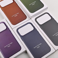 Nouvelle coque de téléphone en tissu technique pour iPhone 17 et 17 Air, équipée d'un bouton intelligent IA, avec trou pour cordon d'origine