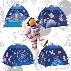 Tente de jeu pliable respirante pour enfants, design Spider-Man, Prince, Princesse, en polyester certifié EN71, pour sports d'intérieur - Product Image 2