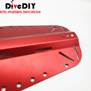 Plaque dorsale BCD01-A légère en aluminium, anodisée, pour plongée technique et récréative - Product Image 1