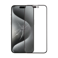Für iPhone 15 Pro Max Front Außen glas mit OCA-Kleber Handy-Flex kabel für LCD-Touchscreen-Reparatur teil
