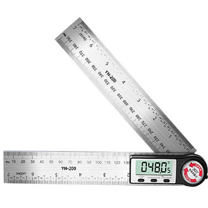 Niu Xiang Digital Angle Ruler 200mm 300mm 500mm Stainless Steel Large Screen High Precision Industrial Use - Product Image 2